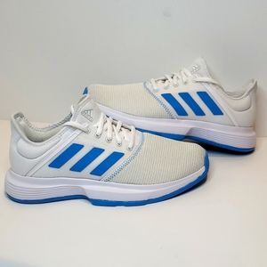 Adidas Game Court tennis shoes Women's size 7.5 White Blue PYV 702001